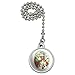 GRAPHICS & MORE Christmas Holiday Santa Claus Forest Animals Ceiling Fan and Light Pull Chain