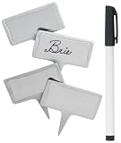 Trudeau Cheese Markers with Pen, Set of 4