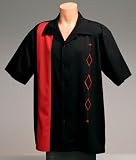Mens Retro Bowling Shirt, BIG & TALL sizes: Medium, L, XL, 2XL, 3XL