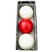 Sterling Carom Balls: White, Red, White w/Red Circle
