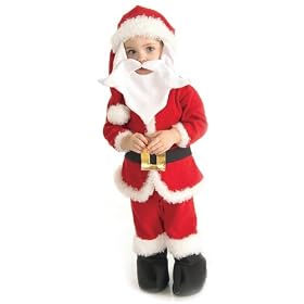 Toddler Santa Christmas Costume (Size: 2-4T)