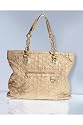 Newport News Quilted metallic tote