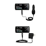 Essential Kit for the Cowon iAudio 7 - includes Car and Wall Charger with Rapid Charge Technology - Gomadic Brand w/ TipExchange Technology