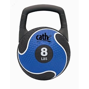 Fitness by Cathe 8-Pound 2 in 1 Power Medicine Ball And Kettlebell with DVD