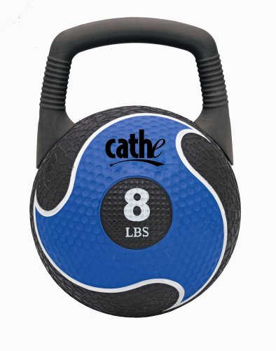 Fitness by Cathe 8-Pound 2 in 1 Power Medicine Ball And Kettlebell with DVD