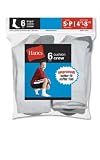 Hanes Boys Cushion Crew Socks - 6 Pack 421/6