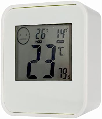 Indoor humidity Monitor with JN205 Digital Temperature Meter Gauge (White)