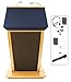 AmpliVox - SW3045-OK/S1605 - Lectern w/Sound, Oak, 51x30x25-1/2 In