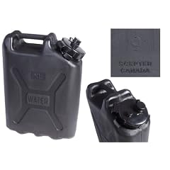 Holl. Wasserkanister 20L Kunststoff schwarz Kanister