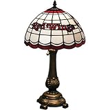 Detroit Red Wings NHL Stained Glass Table Lamp