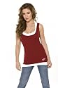 Detroit Red Wings Women's 2-Layered Racer Back Tank Top - by Alyssa Milano