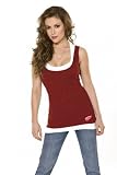 Detroit Red Wings Women's 2-Layered Racer Back Tank Top - by Alyssa Milano