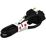 Monoprice 105297 2' 16AWG Power Extension Cord Cable, Black