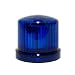 Fortune PL-300BJ-RCS01 Battery Powered Ultra Bright LED Remote Control Police Beacon, Frequency 1, 6" Diameter x 5" Height, Blue