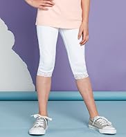 Girls' Limited Cotton Rich Lace Trim Leggings Girls' Limited Cotton Rich Lace Trim Leggings