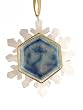 3" Crystal Elegance Winter Scene Snowflake Christmas Ornament