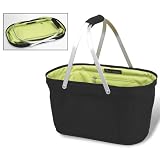 Picnic at Ascot Market Tote, Collapsible with Metal Frame with Apple Trim 41hh71bEzoL. SL160 Picnic at Ascot Market Tote, Collapsible with Metal Frame with Apple Trim