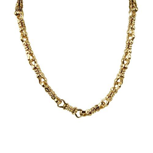 Stainless Steel & Rubber Invicta Elements Gold-Tone Necklace