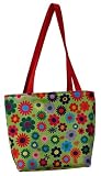 Jaci's Gem Collection 2008 By Luco Sport Lime Flower Power Golf Tote Bag