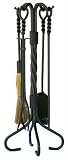 Uniflame 5 Piece Olde World Iron Ring,Swirl Fireset