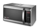 41hh8fsSyQL. SL160  DeLonghi MW 505 Mikrowelle silbermetall Esclusivo Line 3 Garkombinationen 30 min Timer