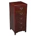 AsiaEXP 5 Drawer Painted Mini Chest with Prosperous Village Motif