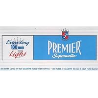 Premier 100mm Light Cigarette Tubes - 5 Boxes