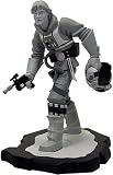 Star Wars Animated Luke Skywalker X-Wing Pilot Black And White Maquette
