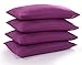 Honeymoon Brushed Microfiber 6PC Bedding Sheet Set, Sheet & Pillowcase Sets - Queen, Purple