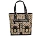 Coach Legacy Signature Gigi Bussiness Bag Tote 11144 Khaki Black