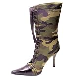 Camo Costume Boots Adult