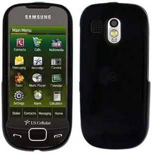 Hard Plastic Black Phone Protector Case For Samsung Caliber R850