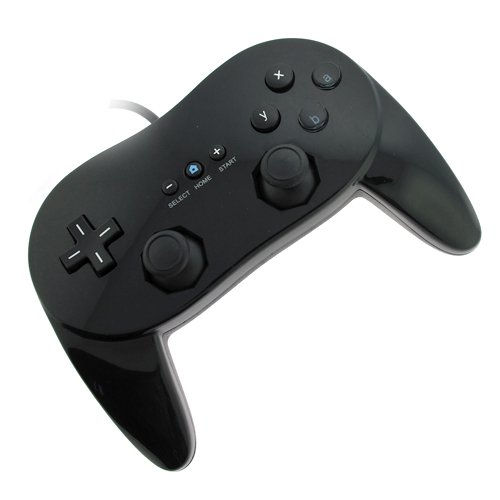 GTMax Wii Classic controller PRO version -Black