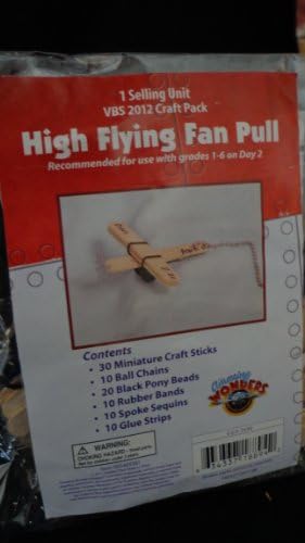 High Flying Fan Pull Craft Kit VBS Craft Amazing Wonder Plane Craft Kit