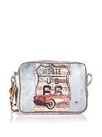 Y NOT ? Bolso bandolera (Azul Claro / Rojo)