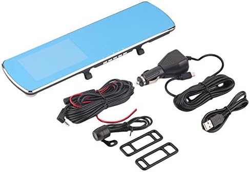 FXWOOD, 4.3" LCD Dual Lens 140¡ãCar Camera DVR Rearview Mirror Driving Recorder , DVR04