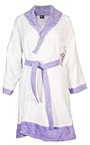 Starlite - Ladies and Womens Unique Lilac Terry Towelling Bathrobe Set comprising Bathrobe, Head Towel and Slippers Complete in a Gift Set - FREE SIZE