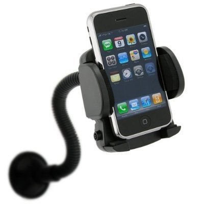 Fosmon Goose Neck Car Mount Winshield Suction Cellphone Holder for the Samsung Galaxy S3 i9300 - Black Fosmon Goose Neck Car Mount Winshield Suction Cellphone Holder for the Samsung Galaxy S3 i9300 - Black