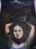 Eliza Dushku, Tahmoh Penikett & Joss Whedon autographed Dollhouse poster