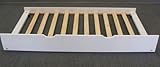 Twin Trundle Bed on Casters in White