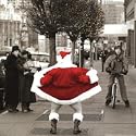 Christmas Cards Charity Pack of 8 - Flashing Santa