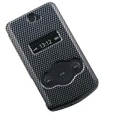 Crystal Hard Cover Case with CARBON DESIGN Design for Sony Ericsson W518 AT&T + Swivel Belt Clip [WCM466]