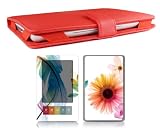 Bundle Monster Barnes & Noble Nook Synthetic Leather Case Cover Jacket + Skin Sticker + Screen Protector Ebook Accessories Combo - Fit 3G and Wifi Version