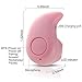 Bluetooth Earphone, Mini Wireless Small Invisible Headphones Earbuds Headset with Mic for Most Bluetooth Smartphones iPhone 6 Samsung S6 Xiaomi (Pink)