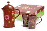 LA CAFETIERE FUNKY CHOCOLATIERE GIFT SET