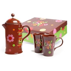 La Cafetiere Chocolatiere Hot Chocolate Gift Set, Funky Design