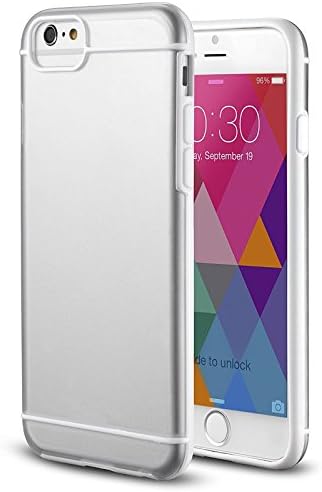 iPhone 6 case - iARROW ULTRA HYBRID CLEAR iPhone 6 Case [Prime Series] Scratch-Resistant Clear Slim Fit Cover with Shock Absorbent TPU Hybrid Bumper Protection iPhone 6 4.7 Case (White)