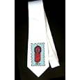 Party Decoration Necktie with missive, stamp, Sweden, Europe, postal, letter