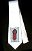 Party Decoration Necktie with missive, stamp, Sweden, Europe, postal, letter