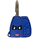 KeylessOption Just the Case Keyless Entry Remote Control Car Key Fob Shell Replacement for OHT692427AA-Blue